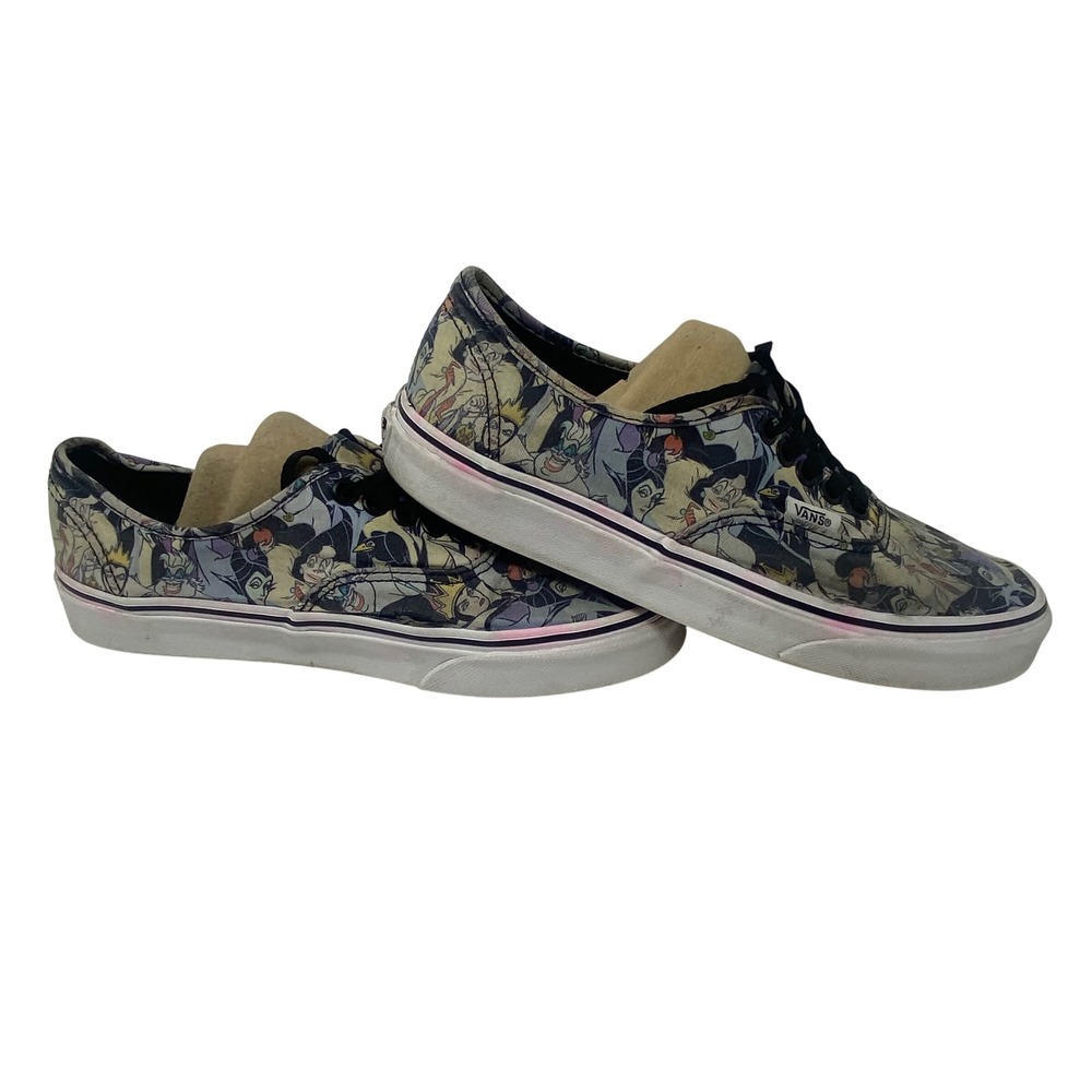Disney x Vans Authentic Villains Sneakers Multi Color Canvas Low Top Shoes